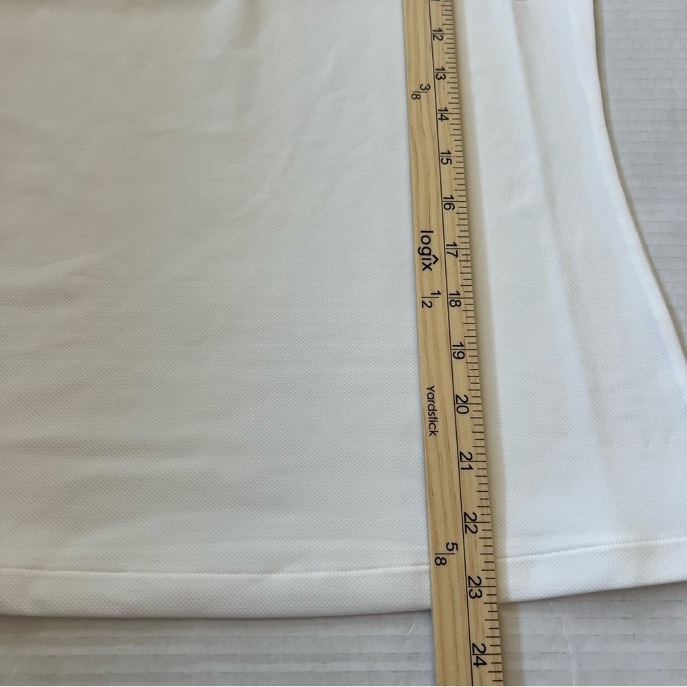 Addison Bay Courtside Polo Shirt White Blue Stripe Golf Tennis Small NWT - Picture 13 of 13